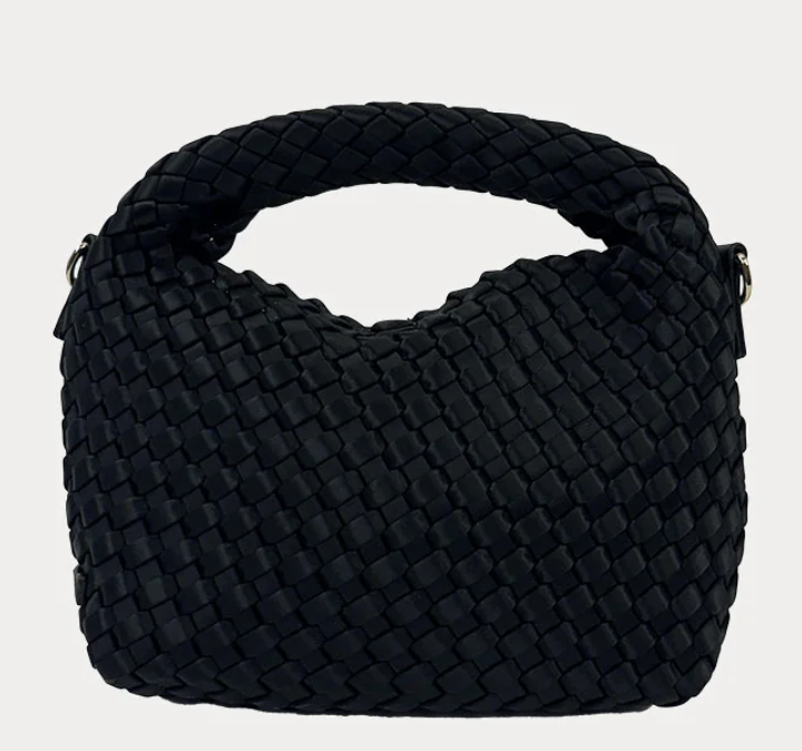Millie Woven Satin Small Handbag