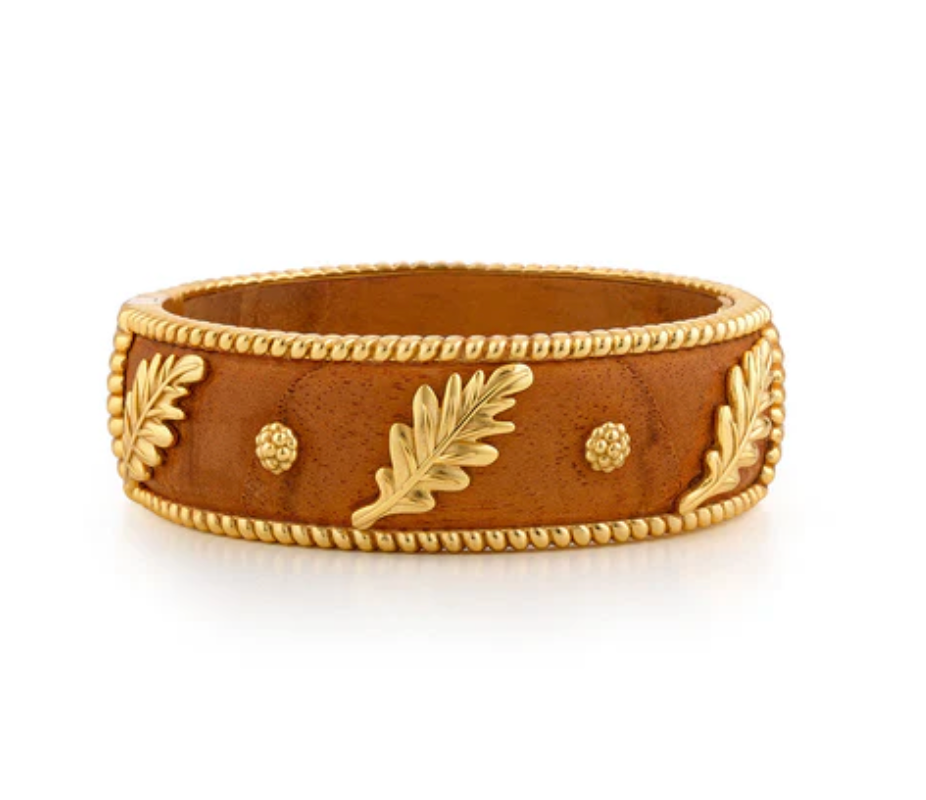 Forest Walk Oak Leaf Bangle