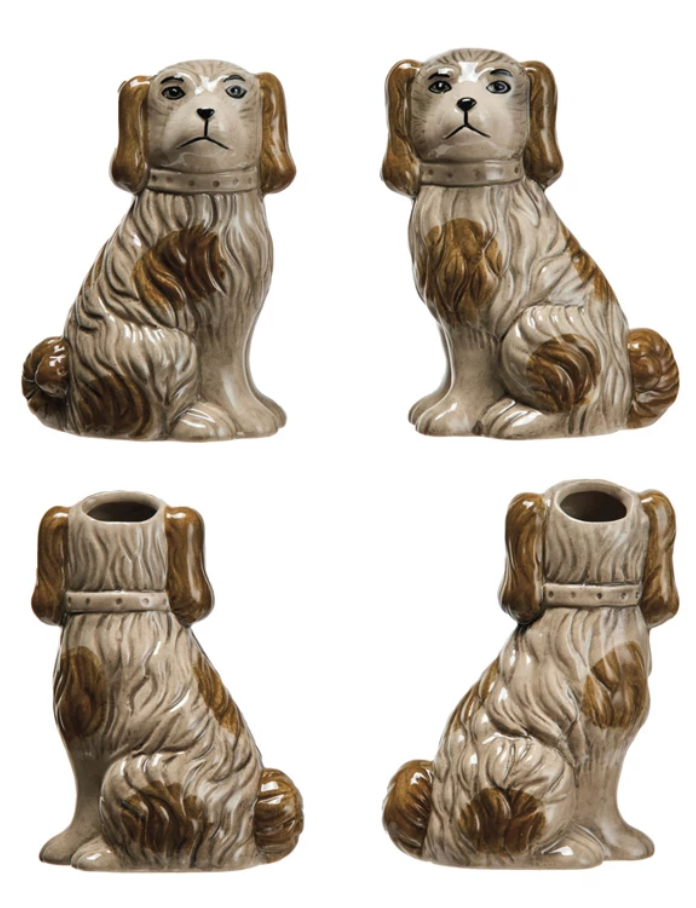 English Staffordshire Dog Vase