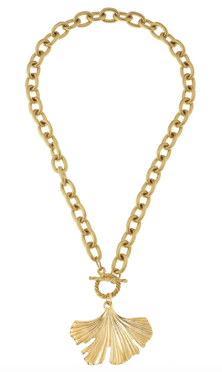 Ginkgo Toggle Necklace