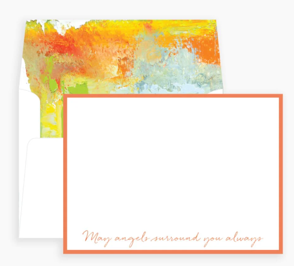 May Angels Surround You Always Notecards