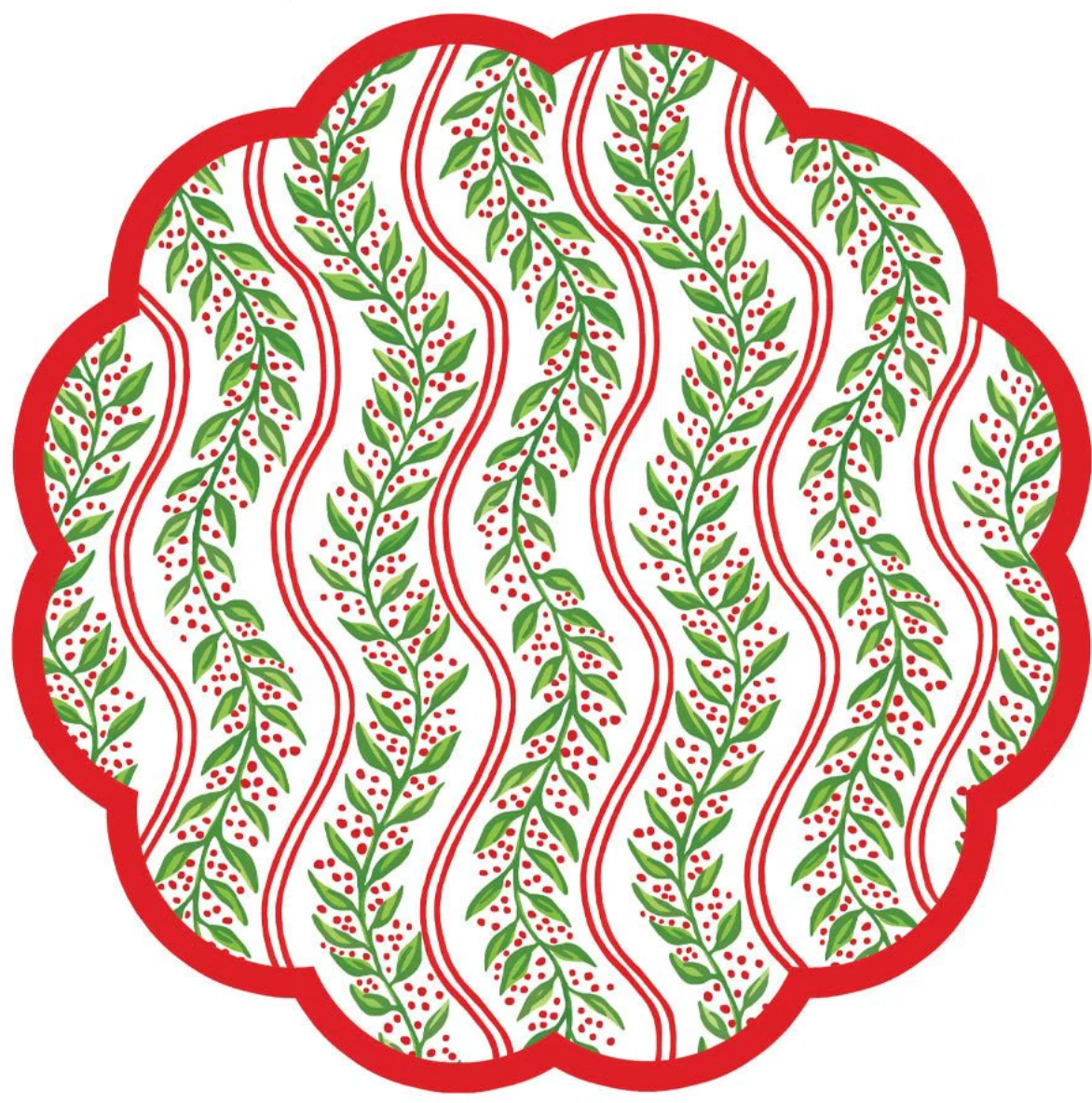 Holly Vine Paper Placemats