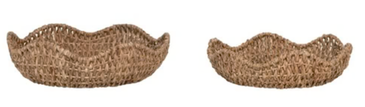 Braided Scalloped Bowl, Large