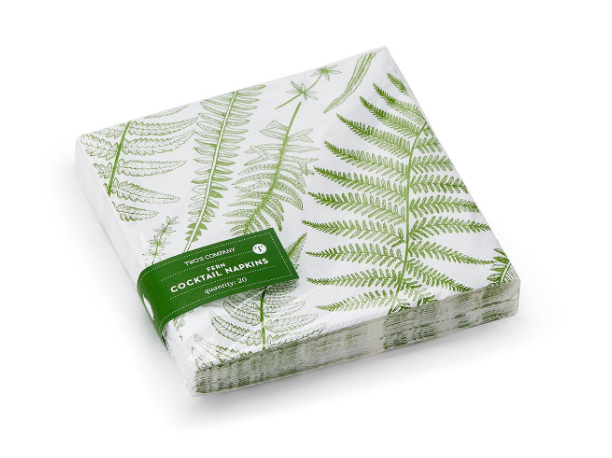 Fern Paper Cocktail Napkin