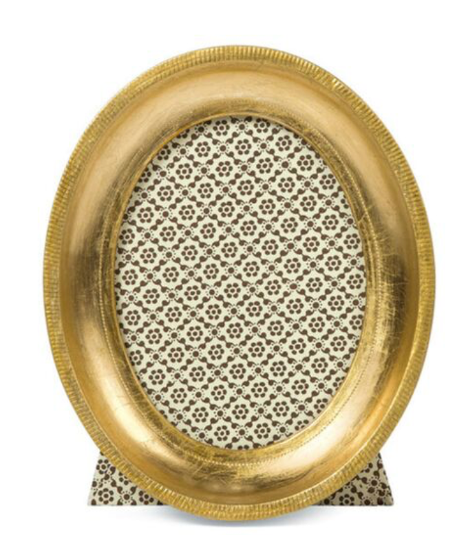 Oval Gold Leaf Frame
