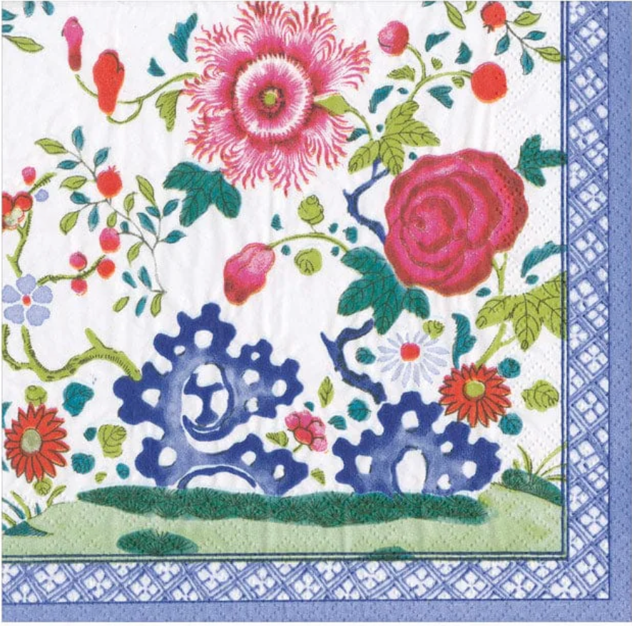 Floral Porcelain Napkins