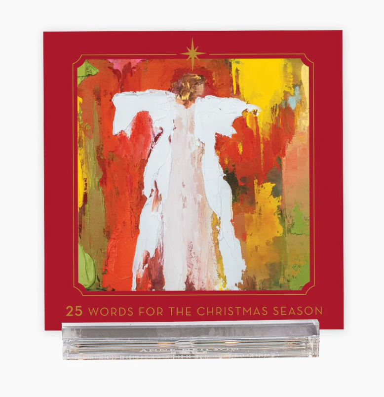 25 Words For The Christmas Season with Acrylic Stand