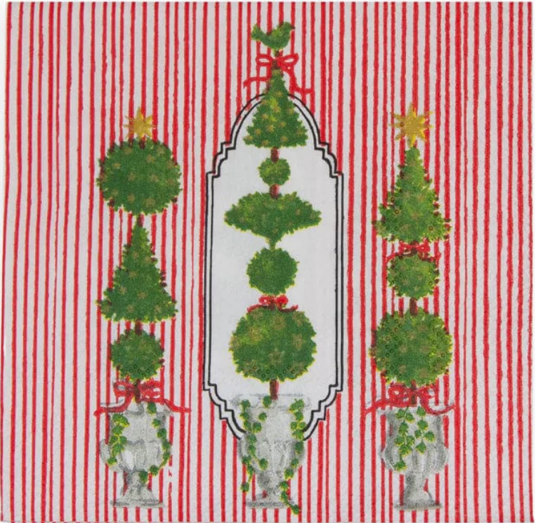 Eloise Red Cocktail Napkins