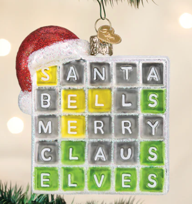 Wordle Ornament
