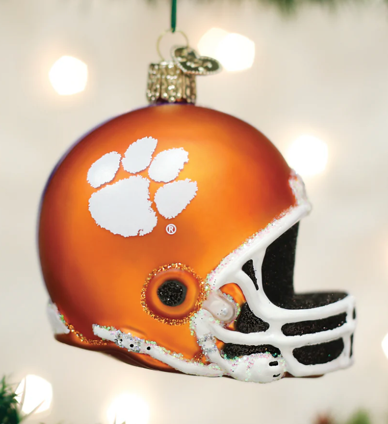 Clemson Helmet Ornament
