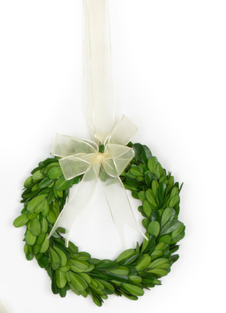 Preserved Boxwood Wreath 6"