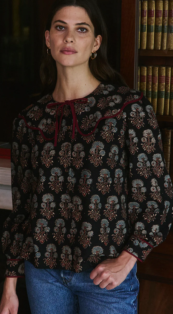 Apple Blouse- Frost Buta