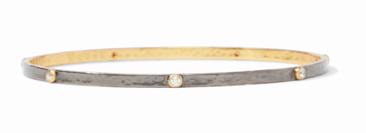 Crescent Stone Bangle