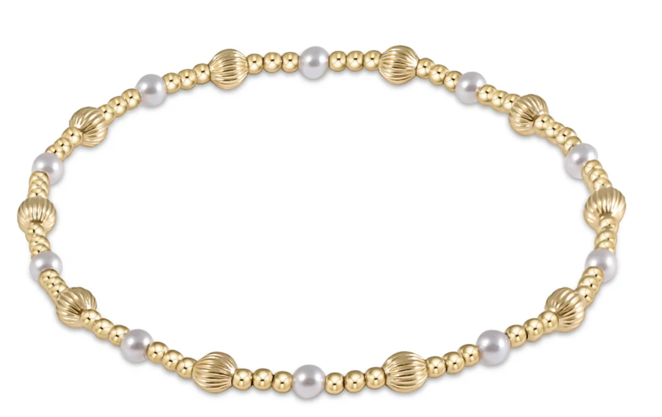 Dignity Sincerity Pattern Bracelet Pearl