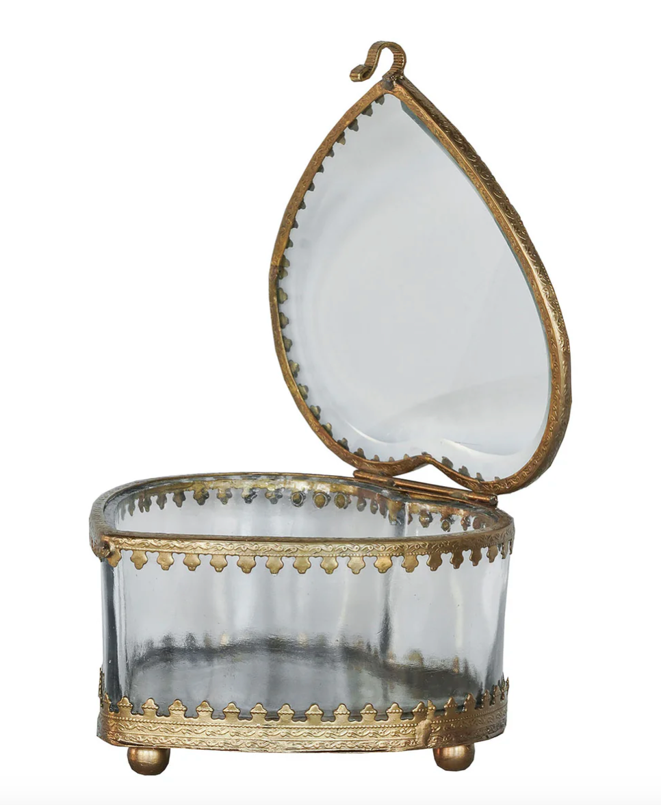 Ormolu Heart Display Case