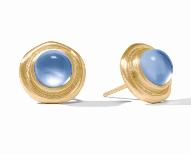 Wave Stone Stud