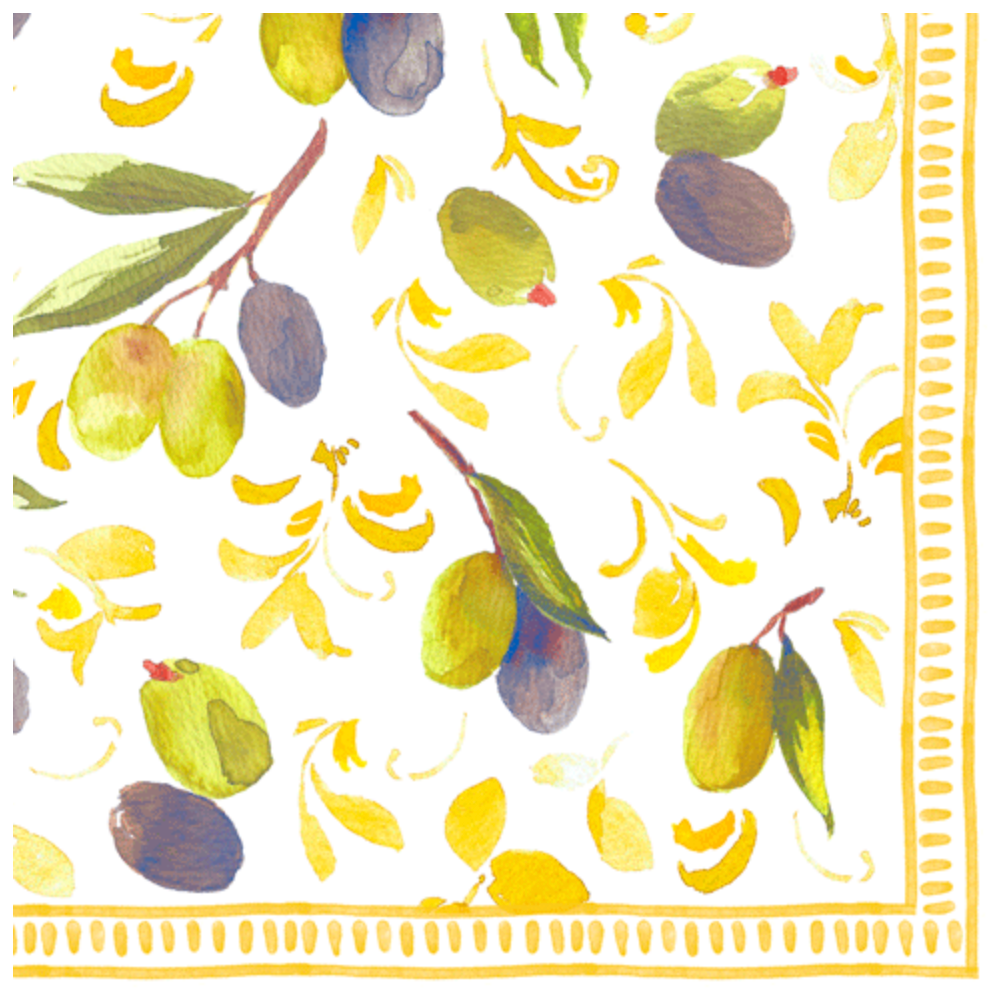 Mediterranean Dijon Cocktail Napkin