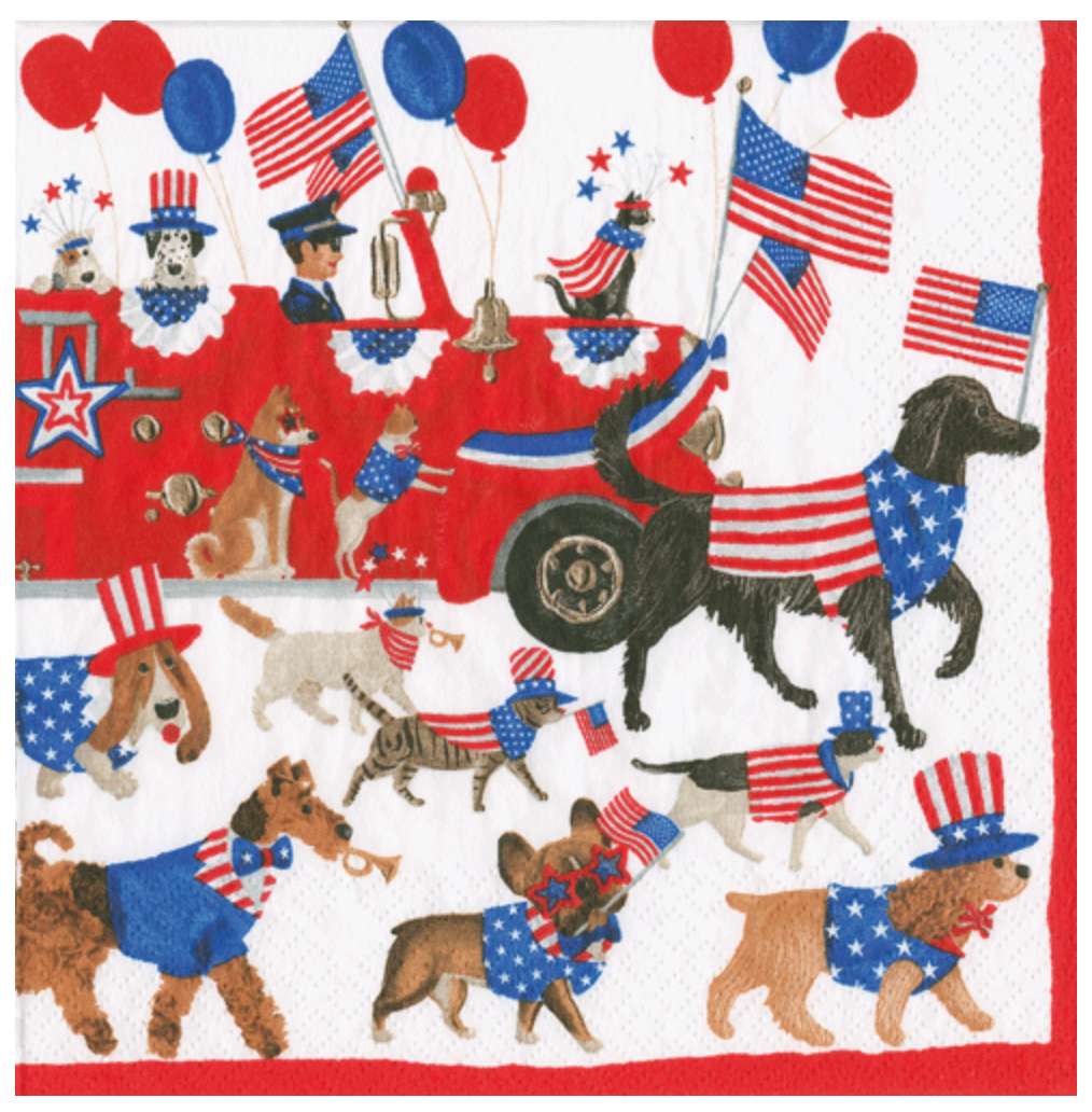 Join The Parade Cocktail Napkin