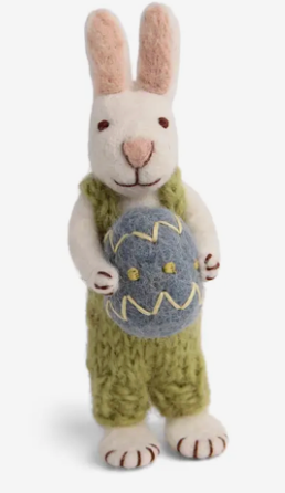 Bunny with Pants and Egg