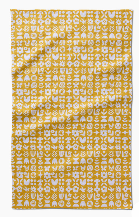 Geometry Tea Towel- Scandi Spring