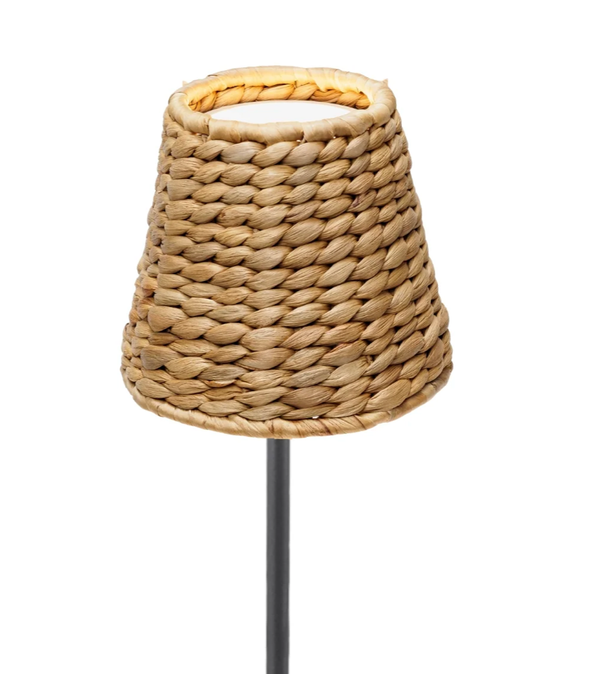 Empire Water Hyacinth Woven Lampshade For Poldina