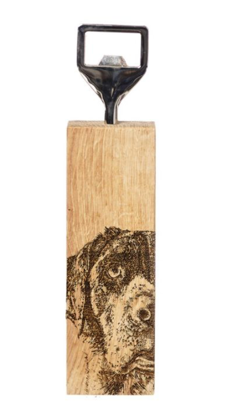 Oak Bottle Opener