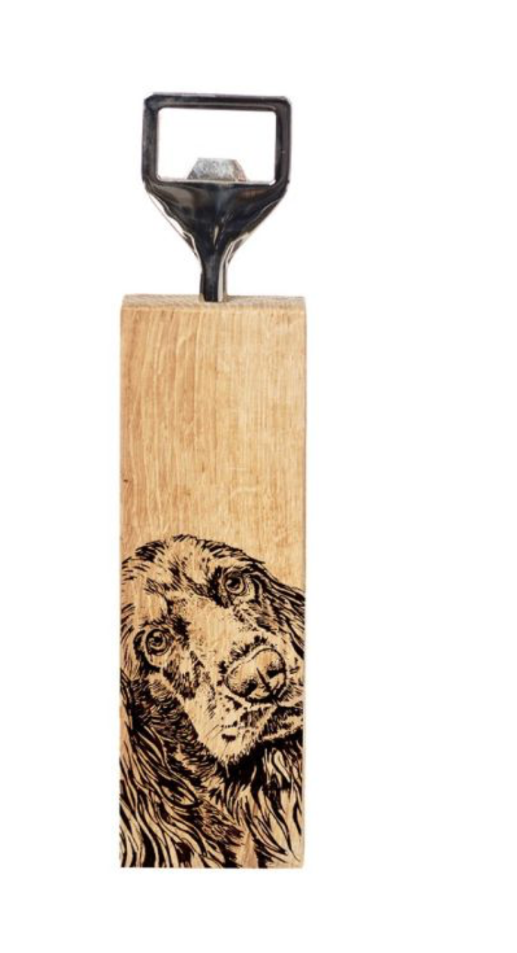 Oak Bottle Opener