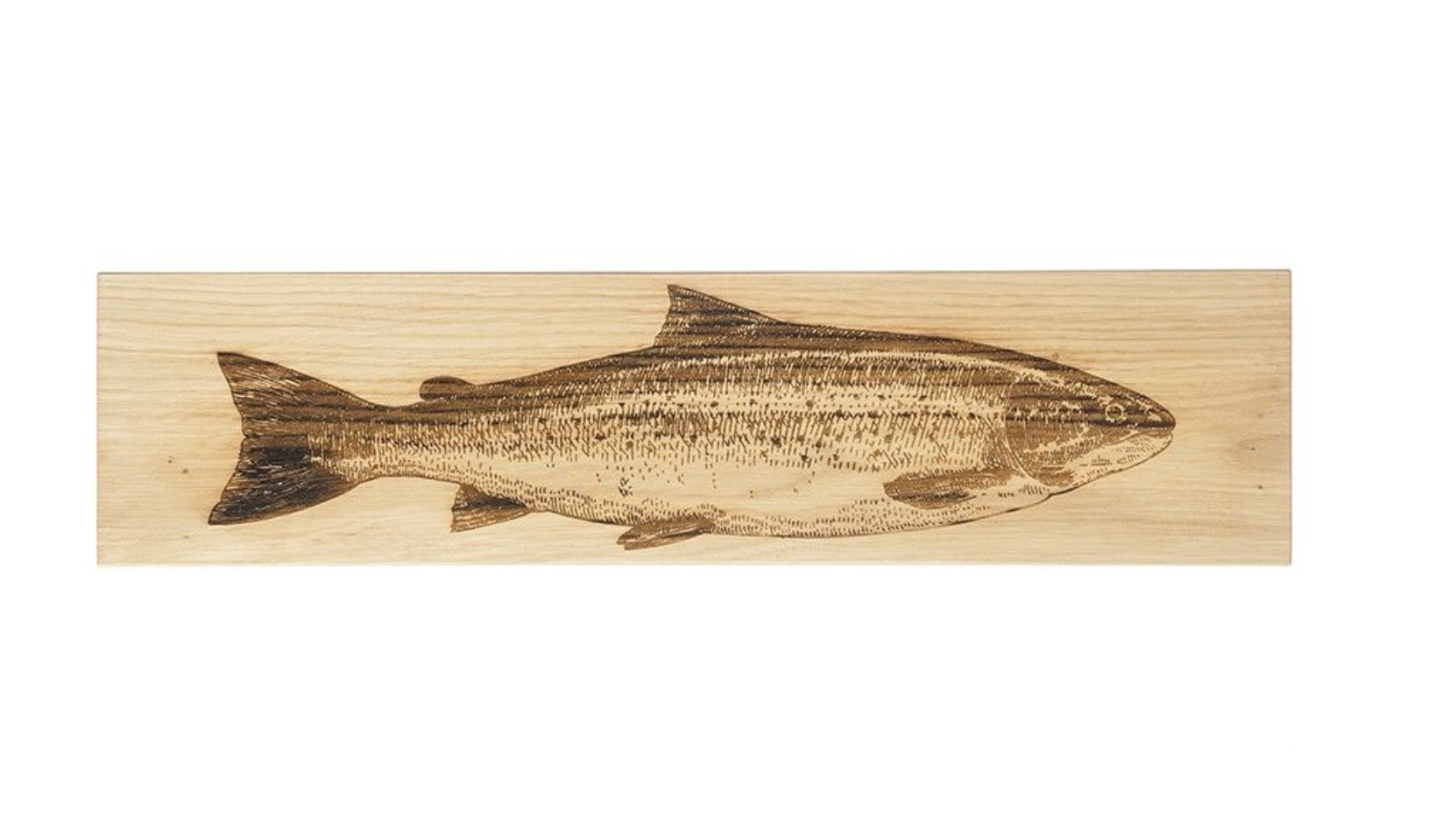 Oak Serving Platter - Large - Salmon