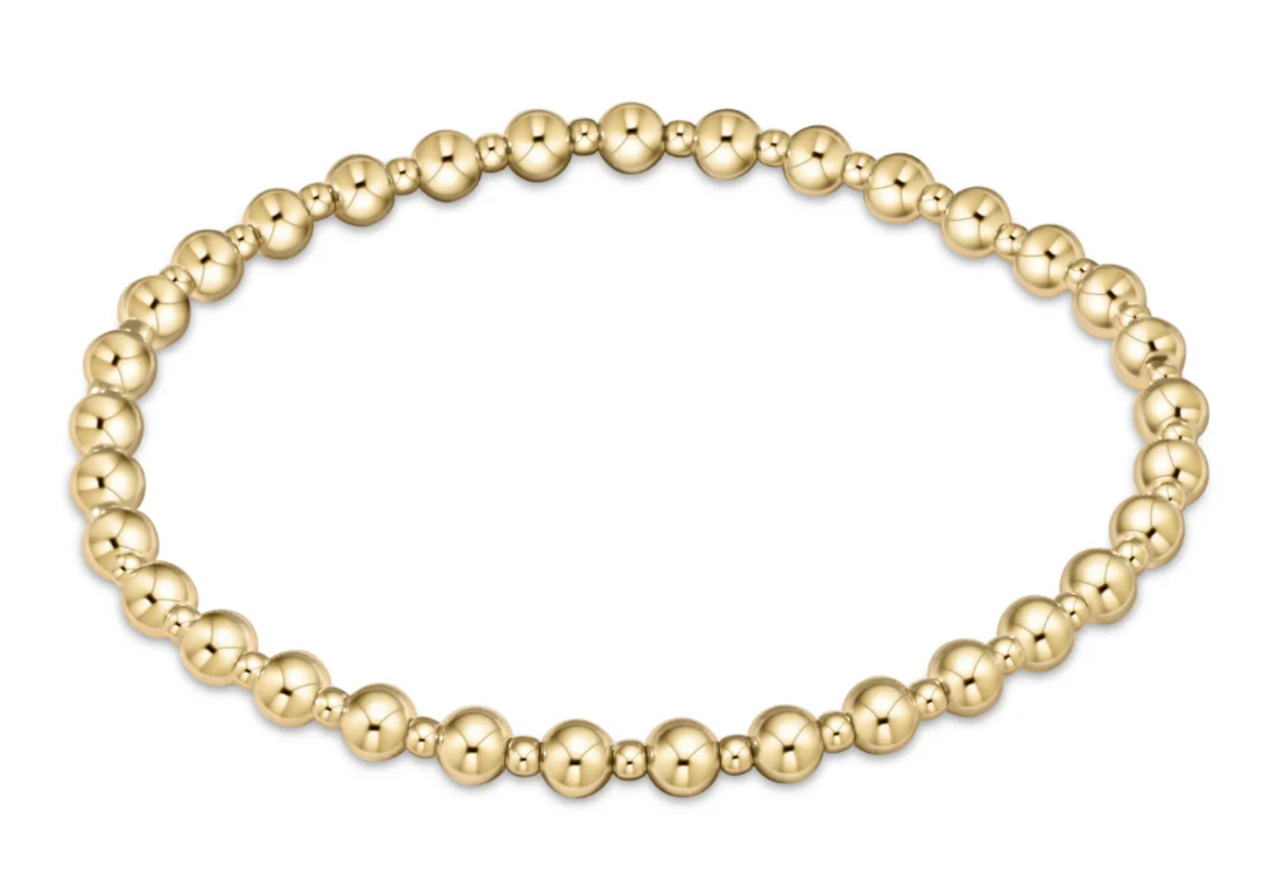 eNewton extends Classic Grateful Pattern Bead Bracelet