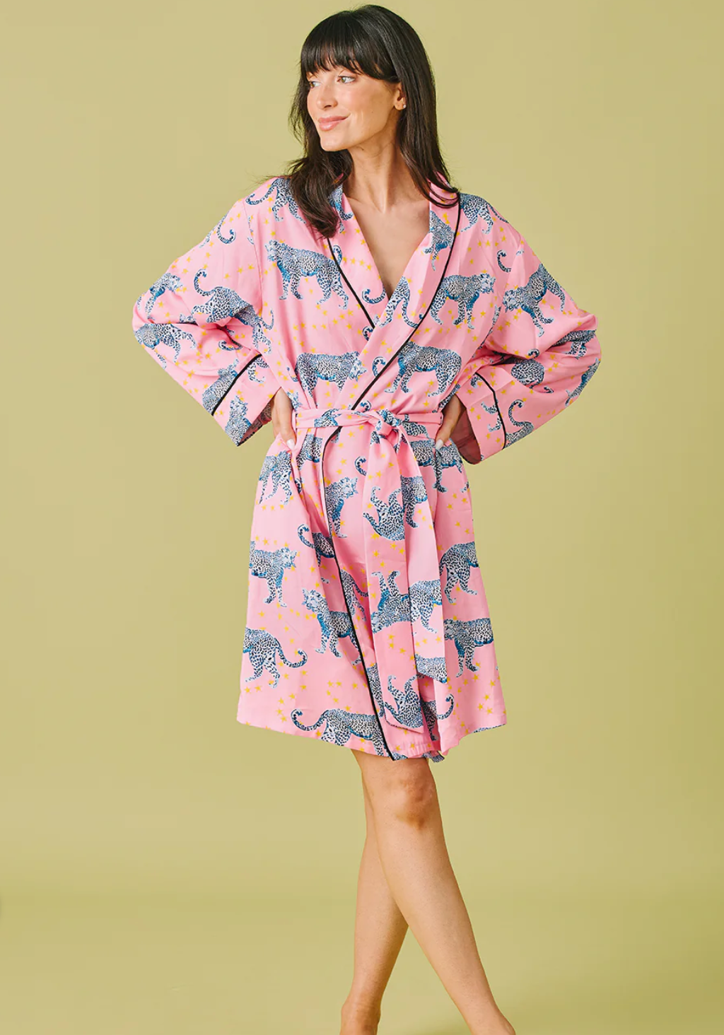 Cosmic Cheetah Lounge Robe