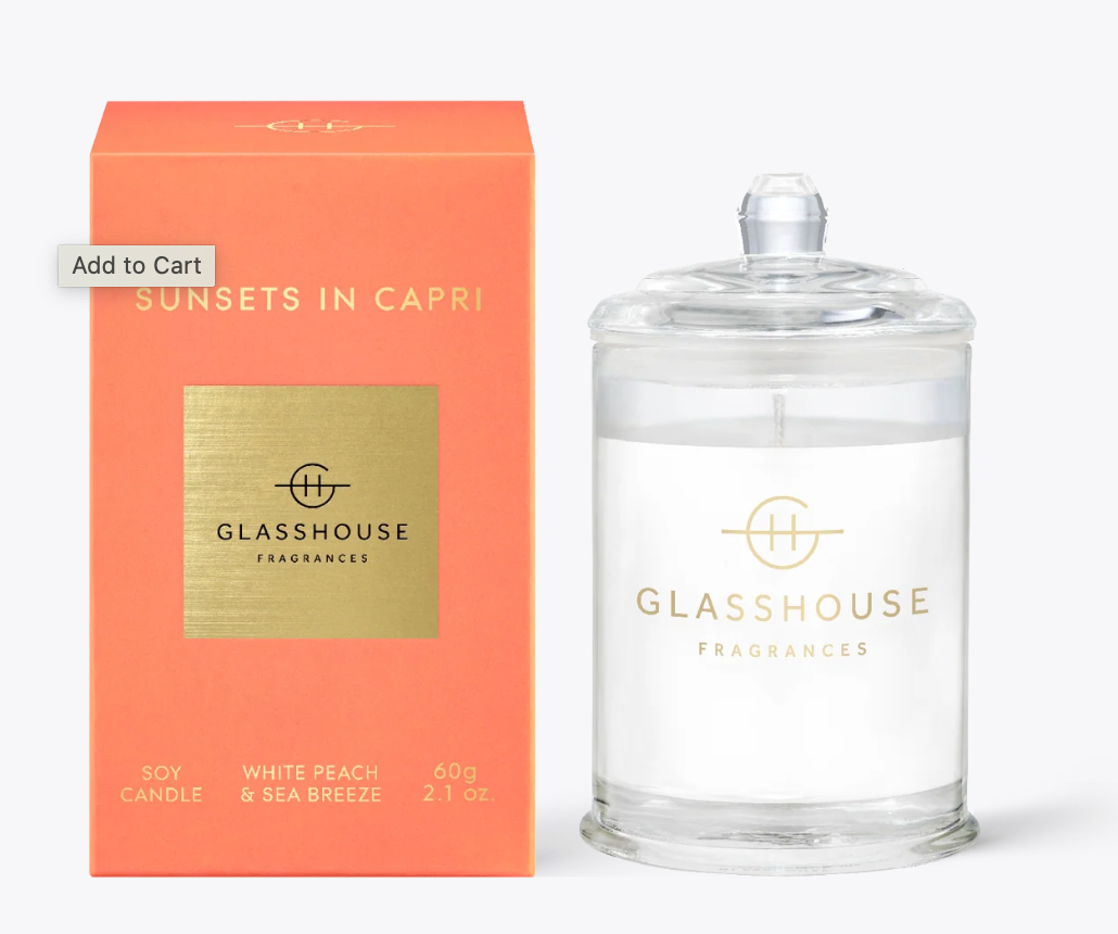 Sunsets in Capri Candle