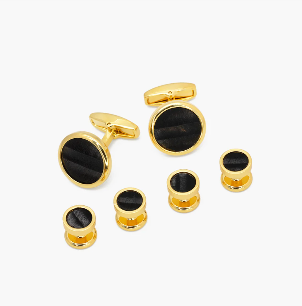 Chino Cufflink & Stud Set