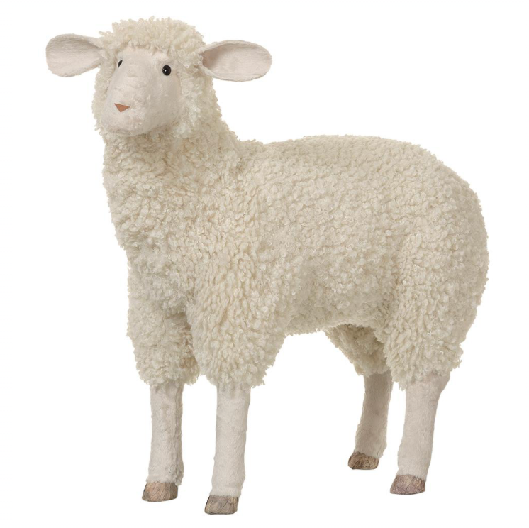 Fuzzy Beige Sheep