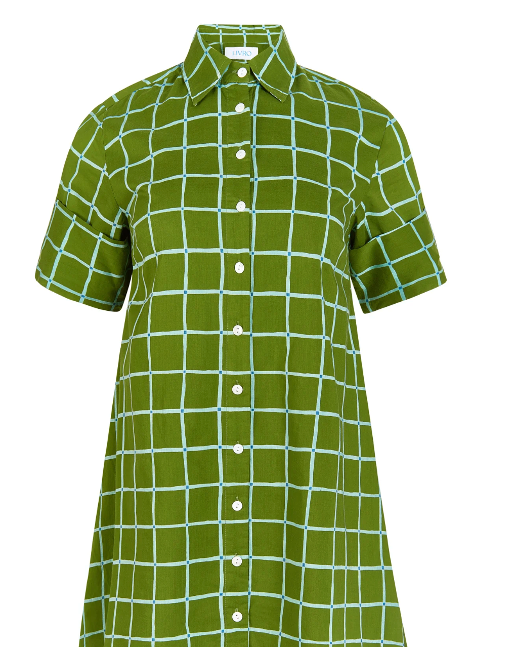 Dock Dress Boxwood Grid