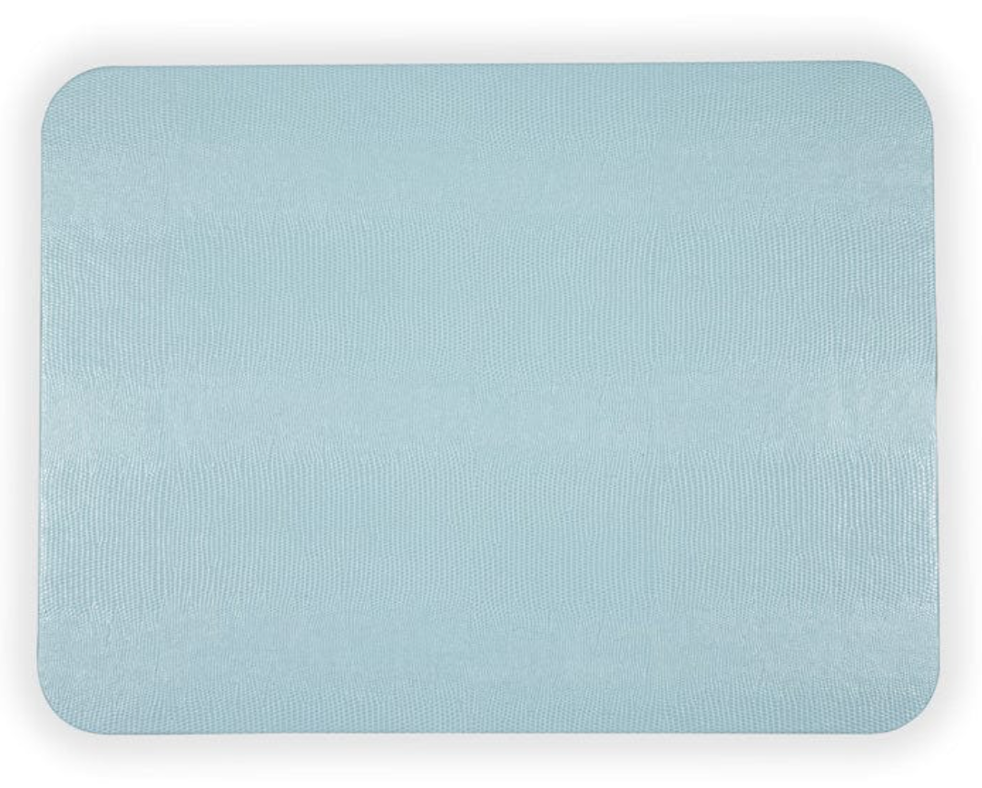 Soft Aqua Lizard Placemat
