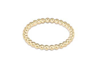 Classic Gold Bead Ring