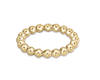 Classic Gold Bead Ring