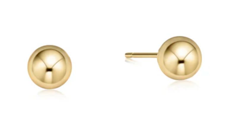 Classic 6mm Ball Stud - Gold