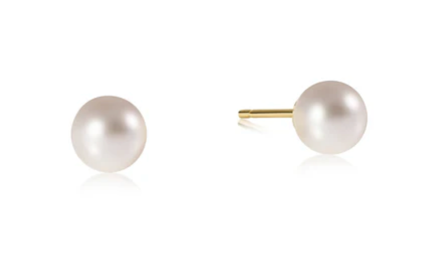Classic 6mm Ball Stud - Pearl