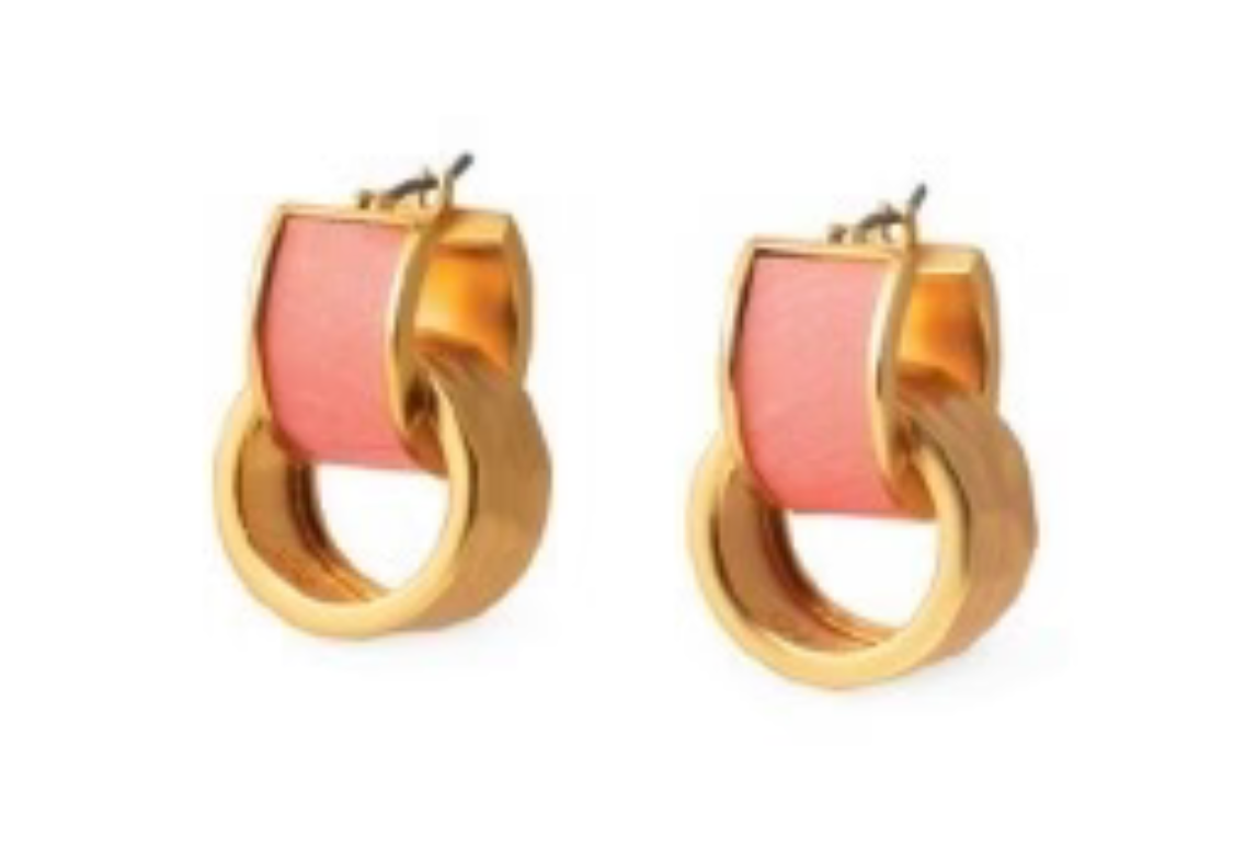 Brackish Two Piece Hoop Gold