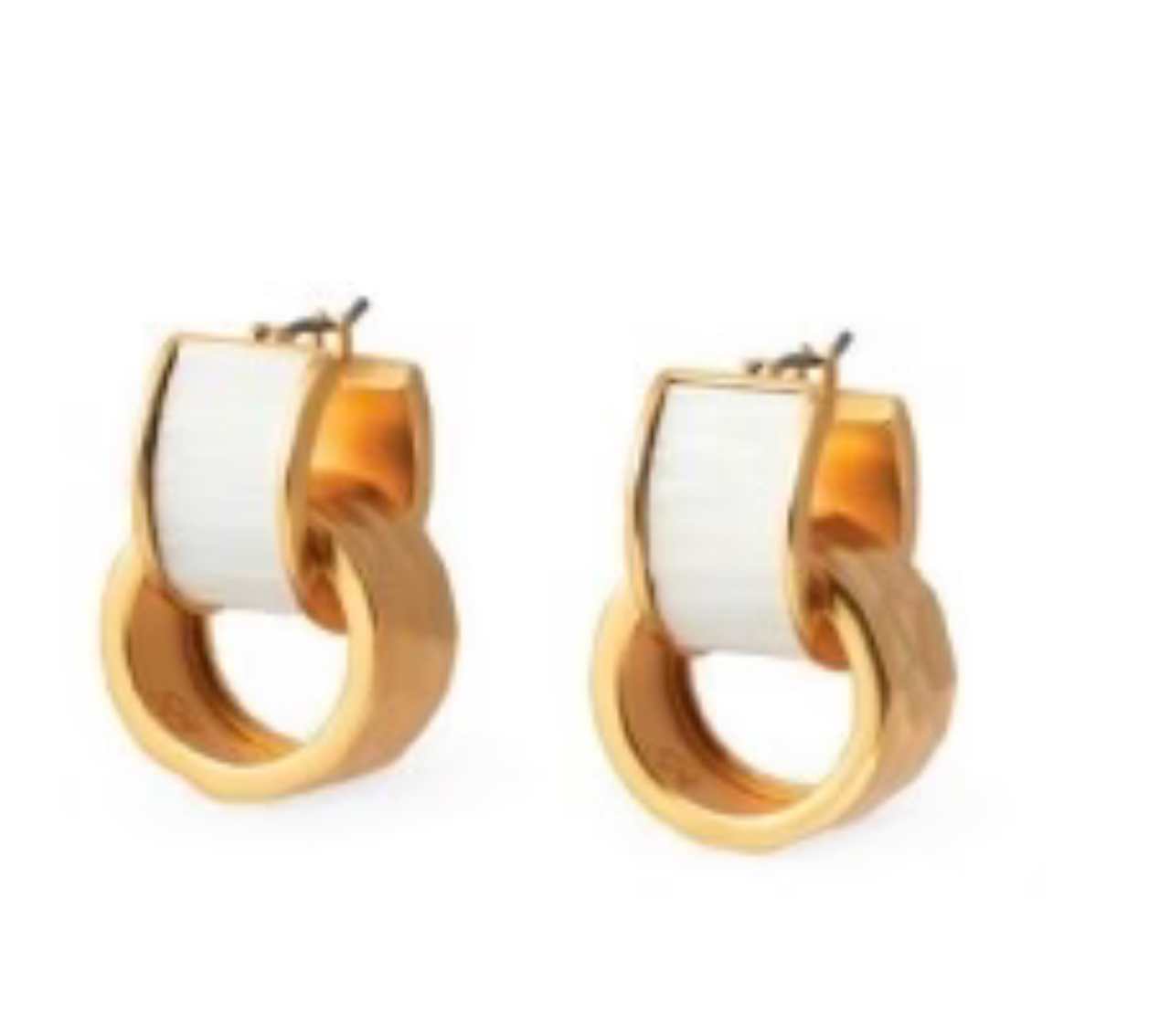 Brackish Two Piece Hoop Gold