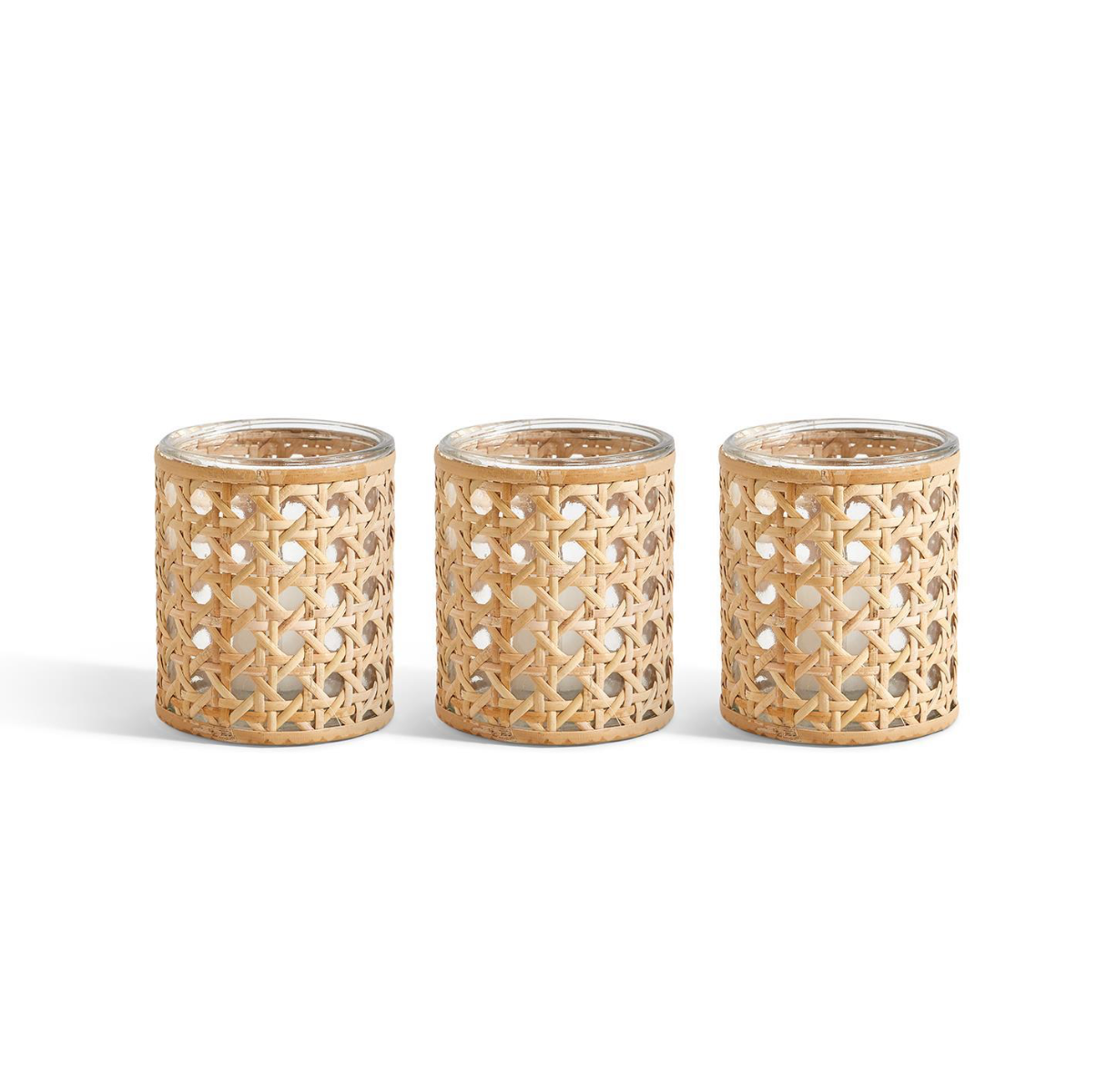 Lumingnon Cane Webbing Tealight Candleholder / Vase
