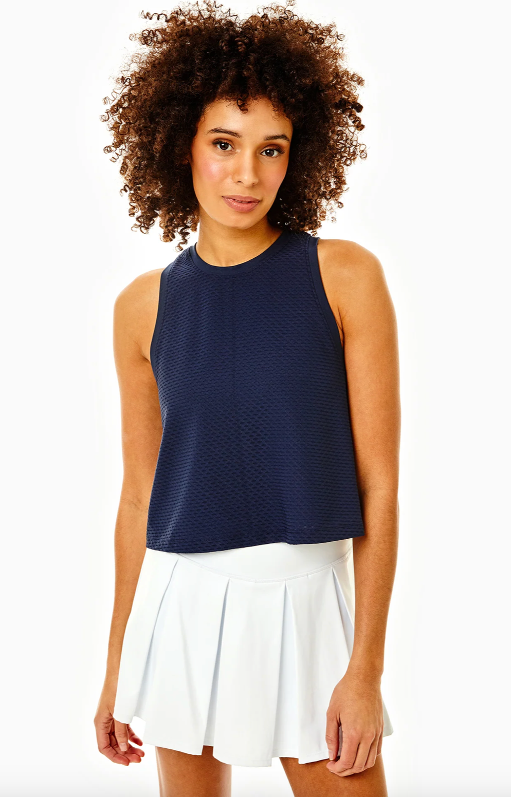 Active Mesh Everyother Day Tank - Navy