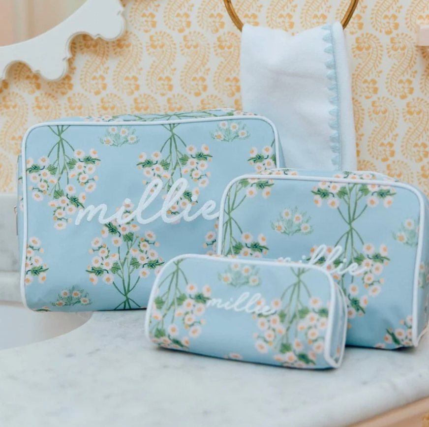 Suzanna Patterned Toiletry Bag