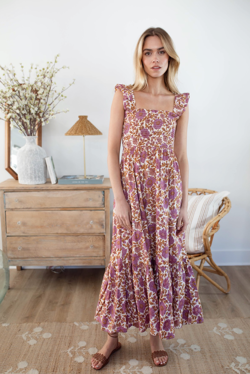 Sasco Dress - Lilac Orsay Floral