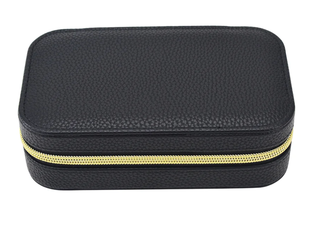 Leah Rectangle Travel Jewelry Case