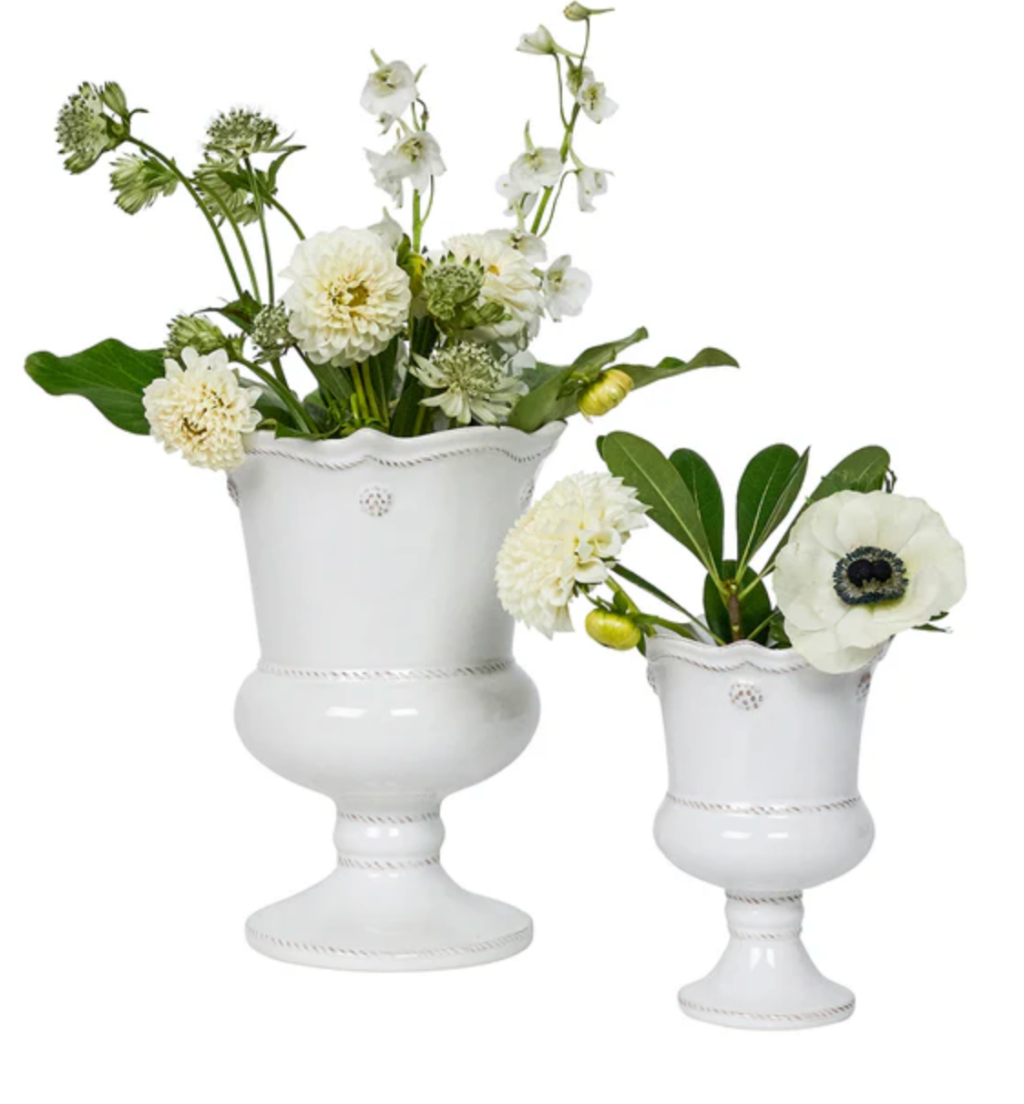Berry & Thread Petite Parterre Garden Vase - Whitewash