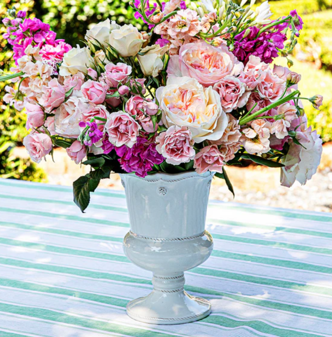 Berry & Thread Petite Parterre Garden Vase - Whitewash