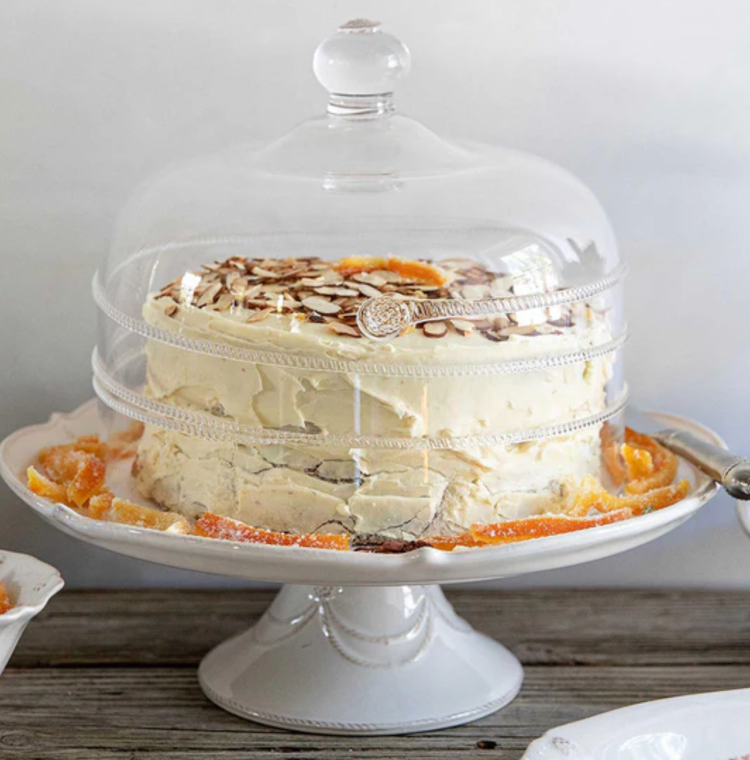 Berry & Thread Cake Stand - Whitewash