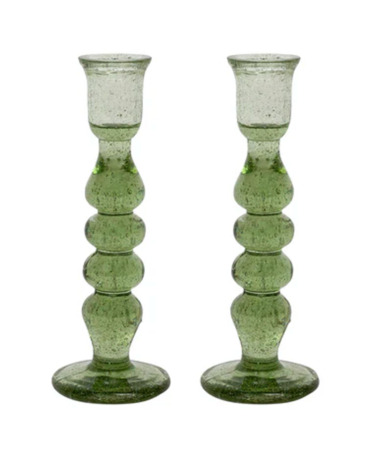 Provence 7" Candlestick Set/2 - Basil